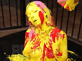 ペイント狂乱奴隷 岬あずさ　サンプル画像02